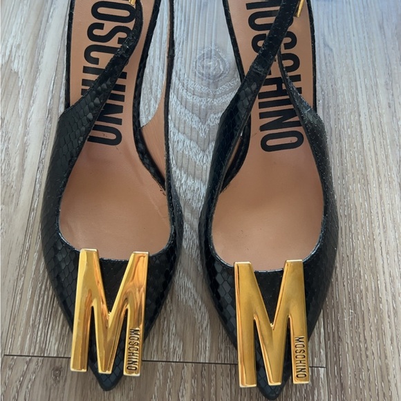 Moschino Sling Back Heels - Picture 1 of 2